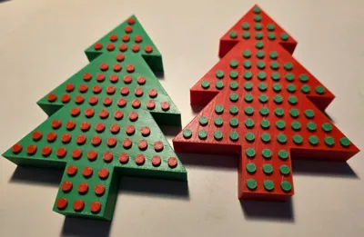 Brick Compatible Christmas tree decoration
