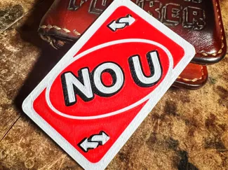 NO U Reverse Card (Whole Card)