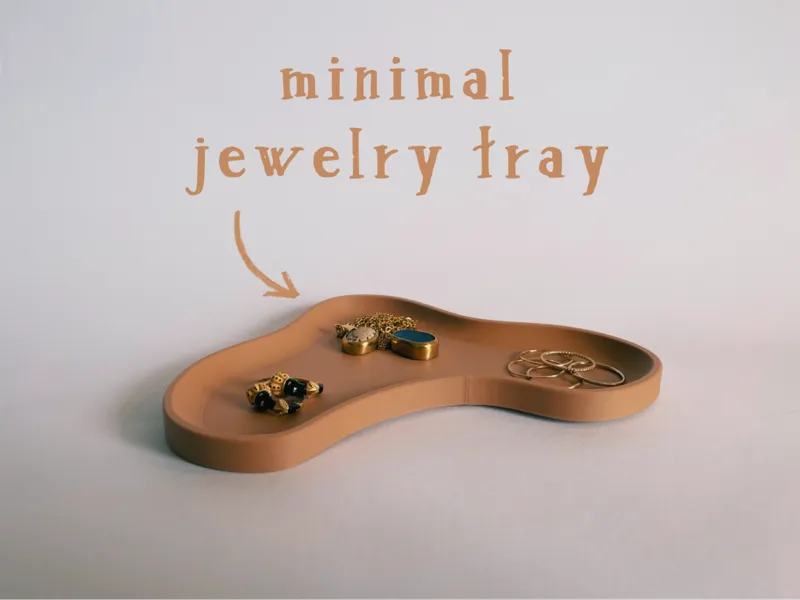 Minimal Organic Jewelry Tray