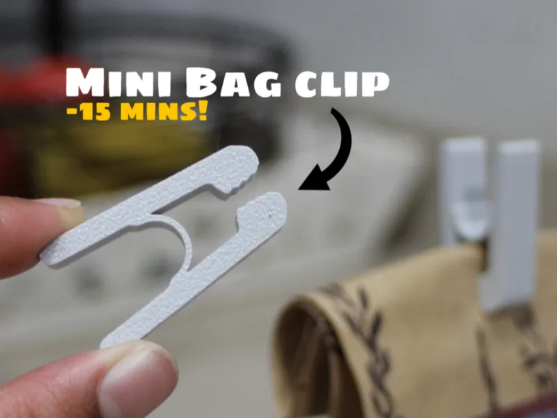 Mini Bag Clip - 15 mins!
