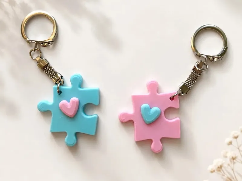 Puzzle Keychain Set