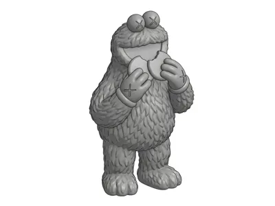 Kaws cookie monster (only)