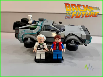Speed Champions Back to the Future Display Stand