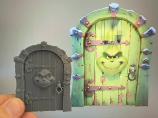 Grinch Door-Porta casa del Grinch