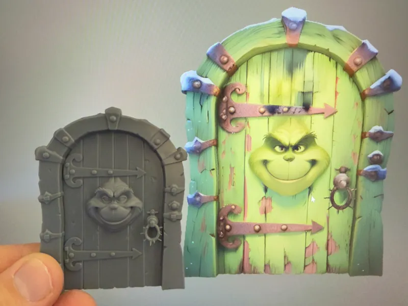 Grinch Door-Porta casa del Grinch