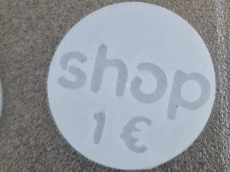 1 Euro Shopping Cart Coin 