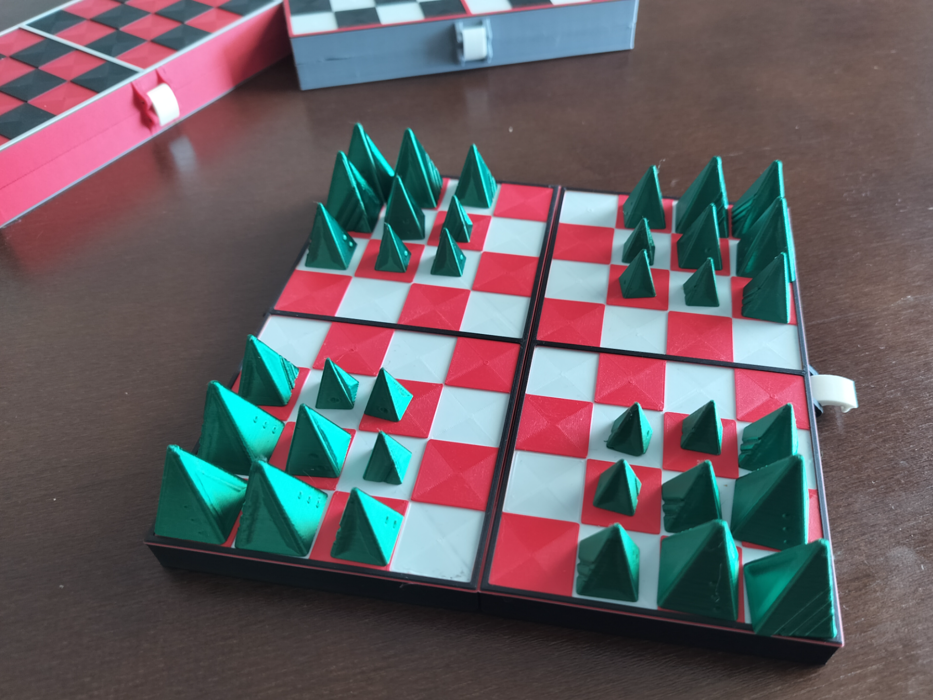 Portable Martian Chess board