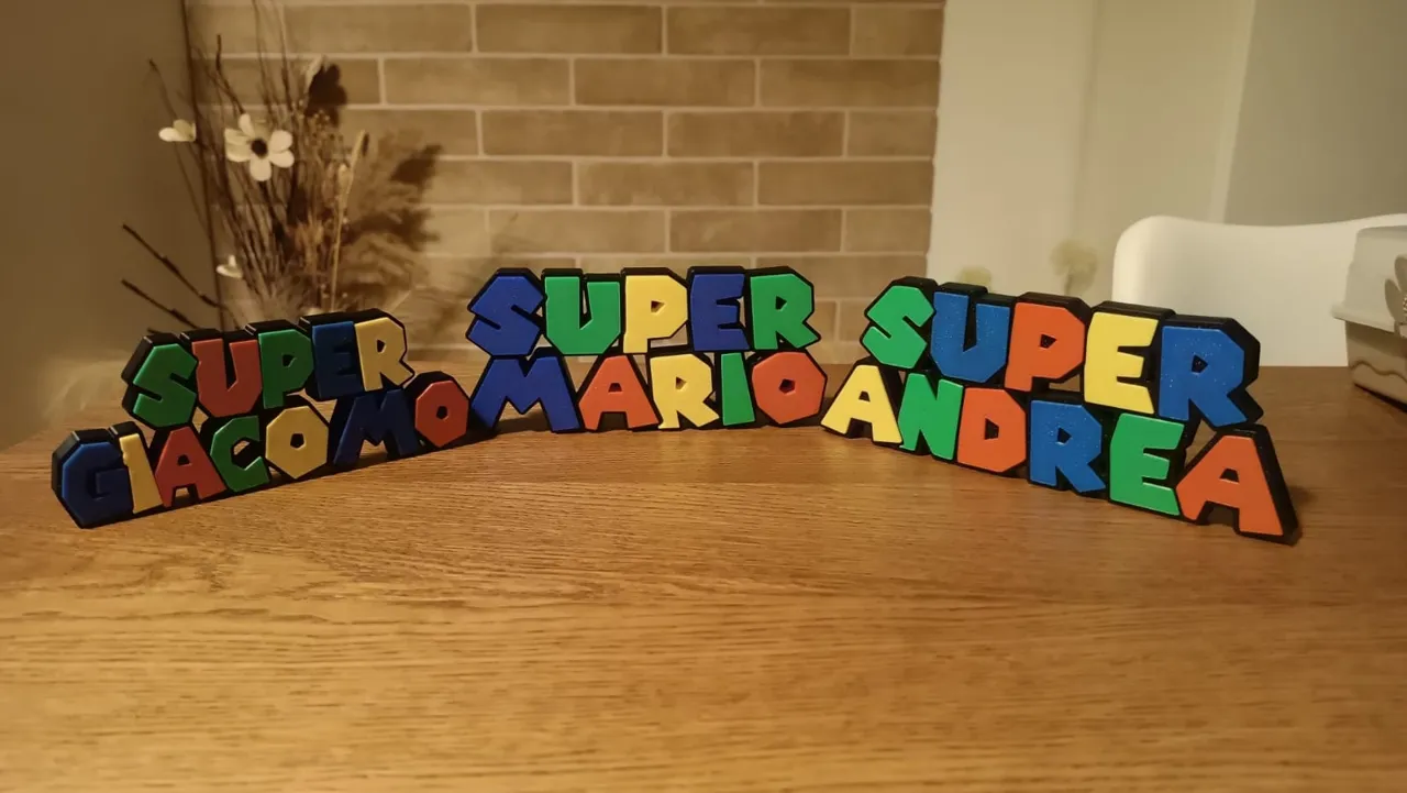 Super Mario Name Custom view 4