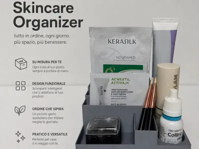 Bathroom Samples and Skincare Organizer
