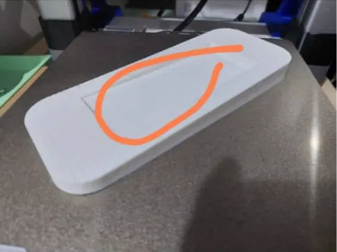 rectangle v2 hole middle