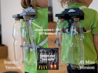 PET Bottle Costume Backpack for Scuba, Jetpack DIY