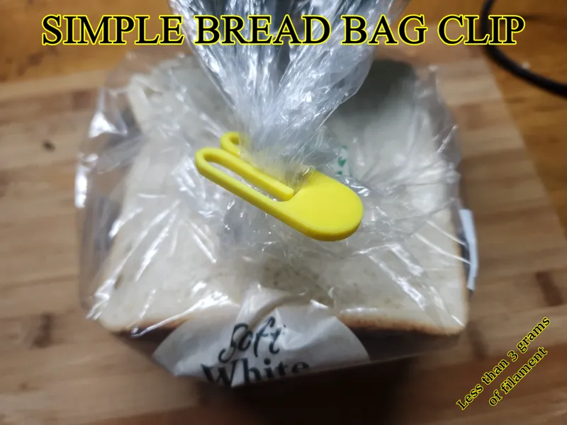 Simple bread bag clip