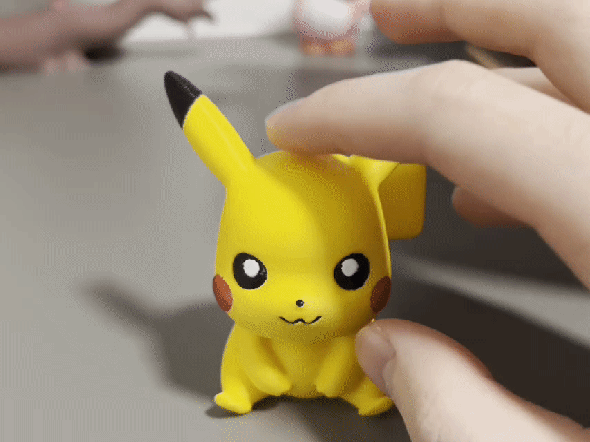 Miniatura 3 do modelo 3D 《宝可梦》皮卡丘按压玩具Pok é mon Pikachu Press Toy解压