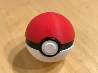 Pokeball AirTag Keychain