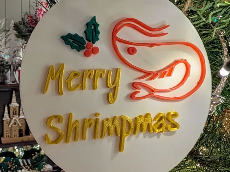 Merry Shrimpmas Ornament