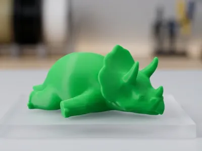 Triceratops Toy (Print in Place