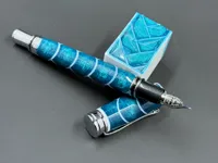 Moule à motif chevrons pour résine (corps de stylo) — photo 1