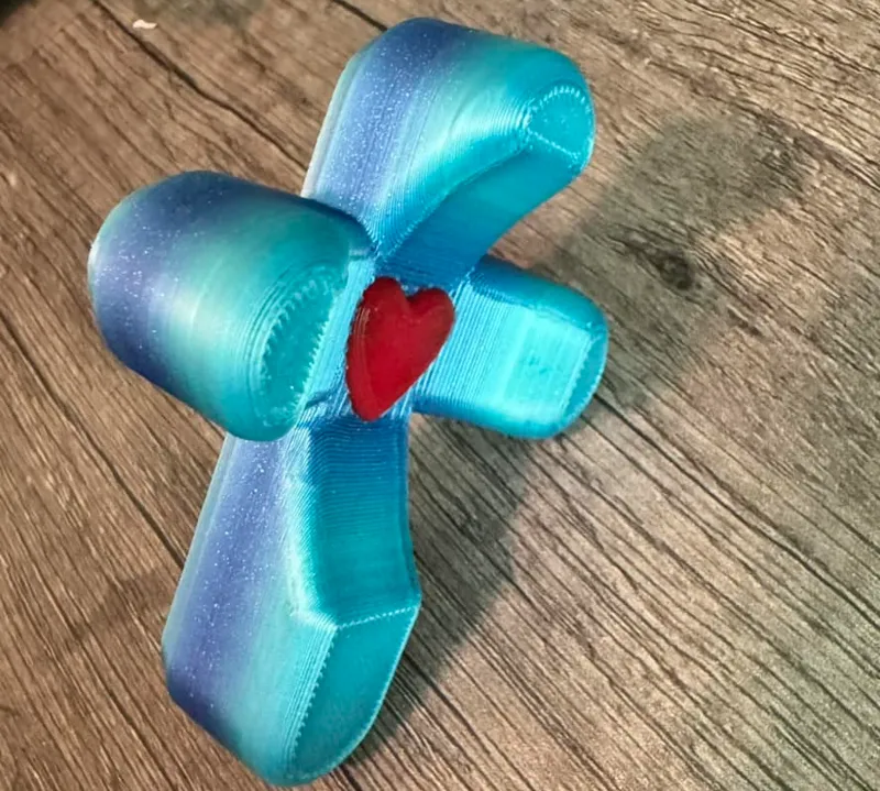 Pocket Worry Cross with 1 Peter 5:7