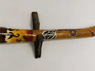 Stylish Wall Hook / Didgeridoo Mount - No AMS