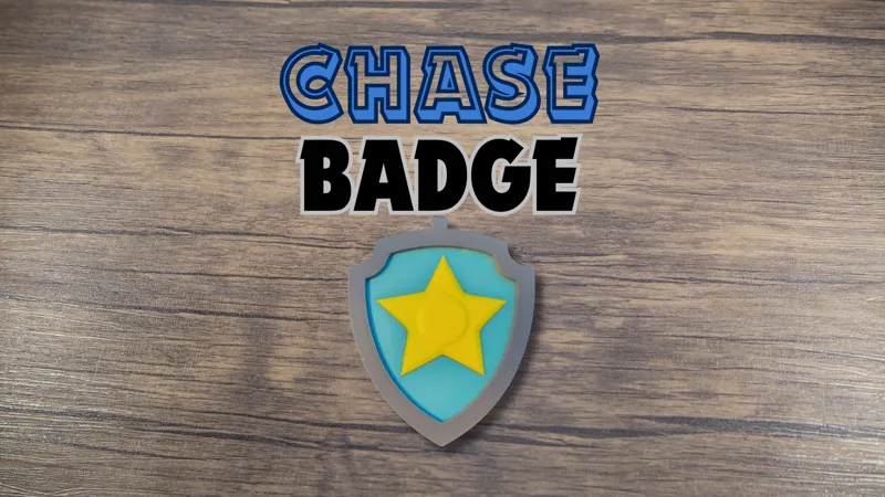 Chase Badge from Paw Patrol