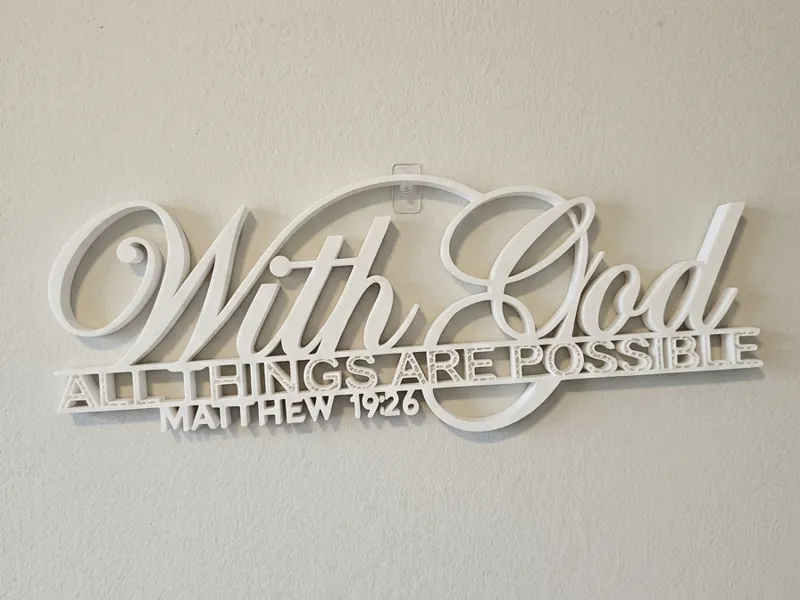 With God All Things Are Possible