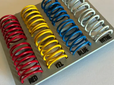 RC Car spring holder / organizer