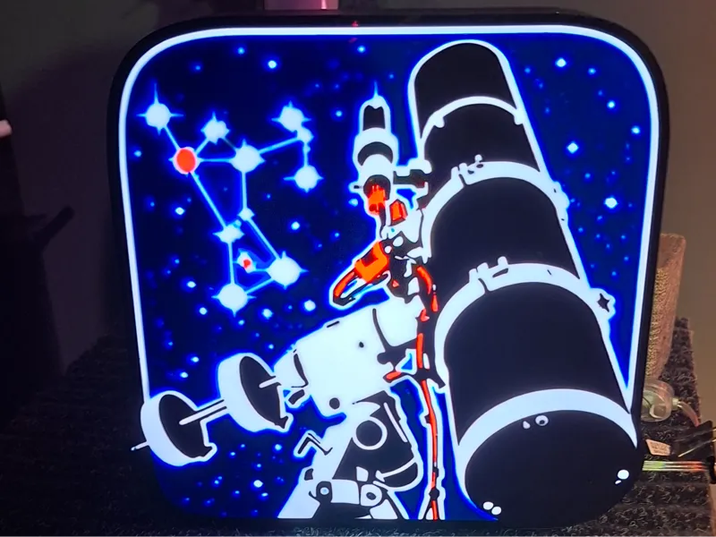 Sky Watcher telescope & Orion lightbox
