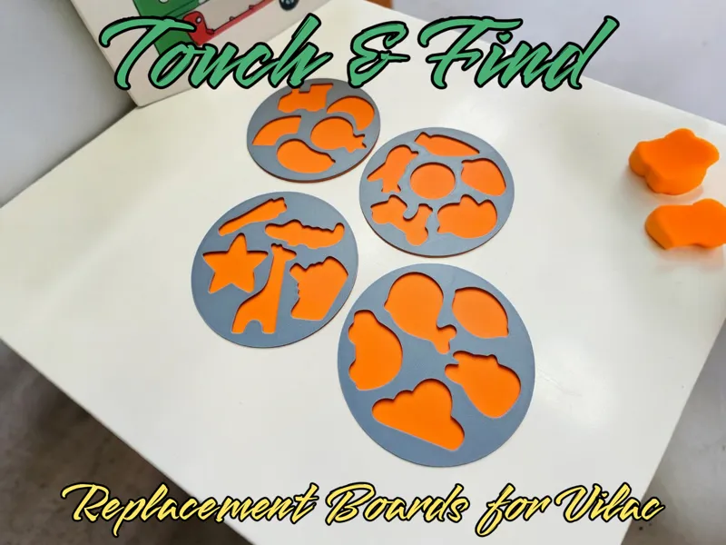 Replacement Boards for Vilac "Touch and Find" Game