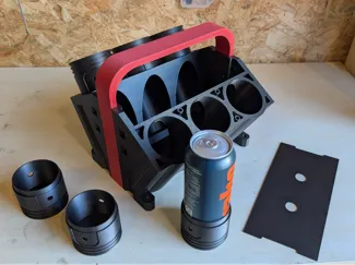 Getränkehalter Sixpack V6 Motorblock