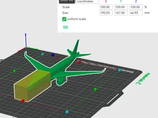 Airbus A350 1:400 scale with landing gear