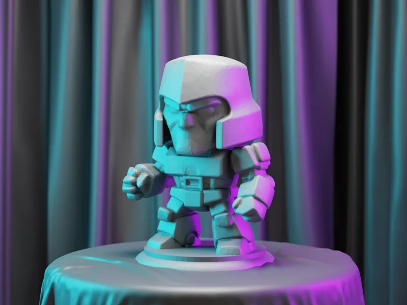 Megatron From Transformers Chibi Figure
