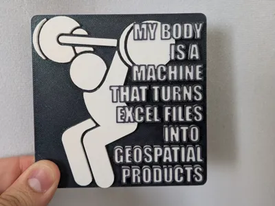 GIS gift toy, no supports needed