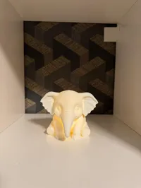 Lampe éléphant à bougie chauffe-plat — photo 3