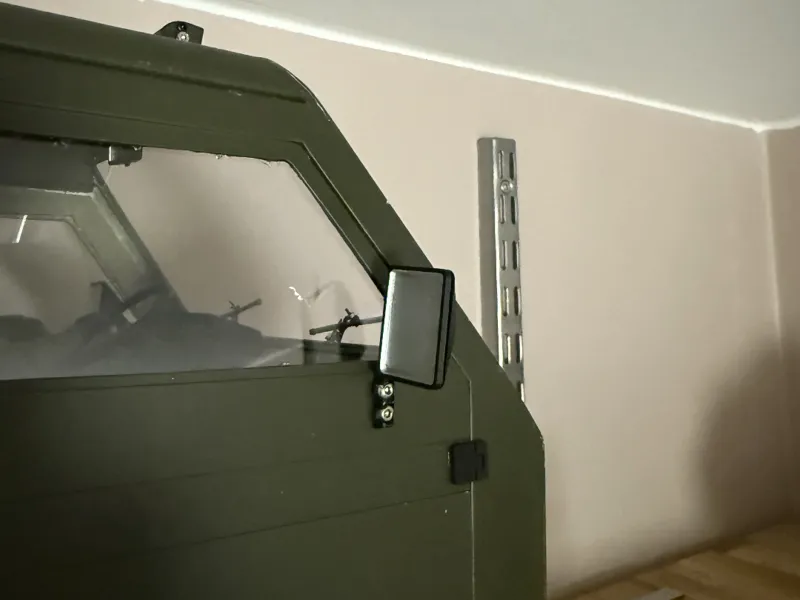 1/10 RC Crawler flexible side mirror