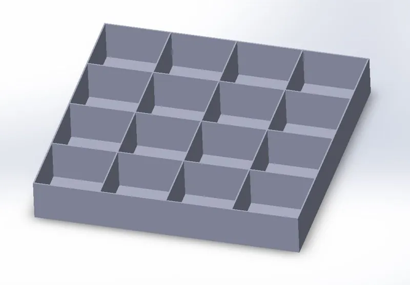 220mm x 220mm Part Storage Container