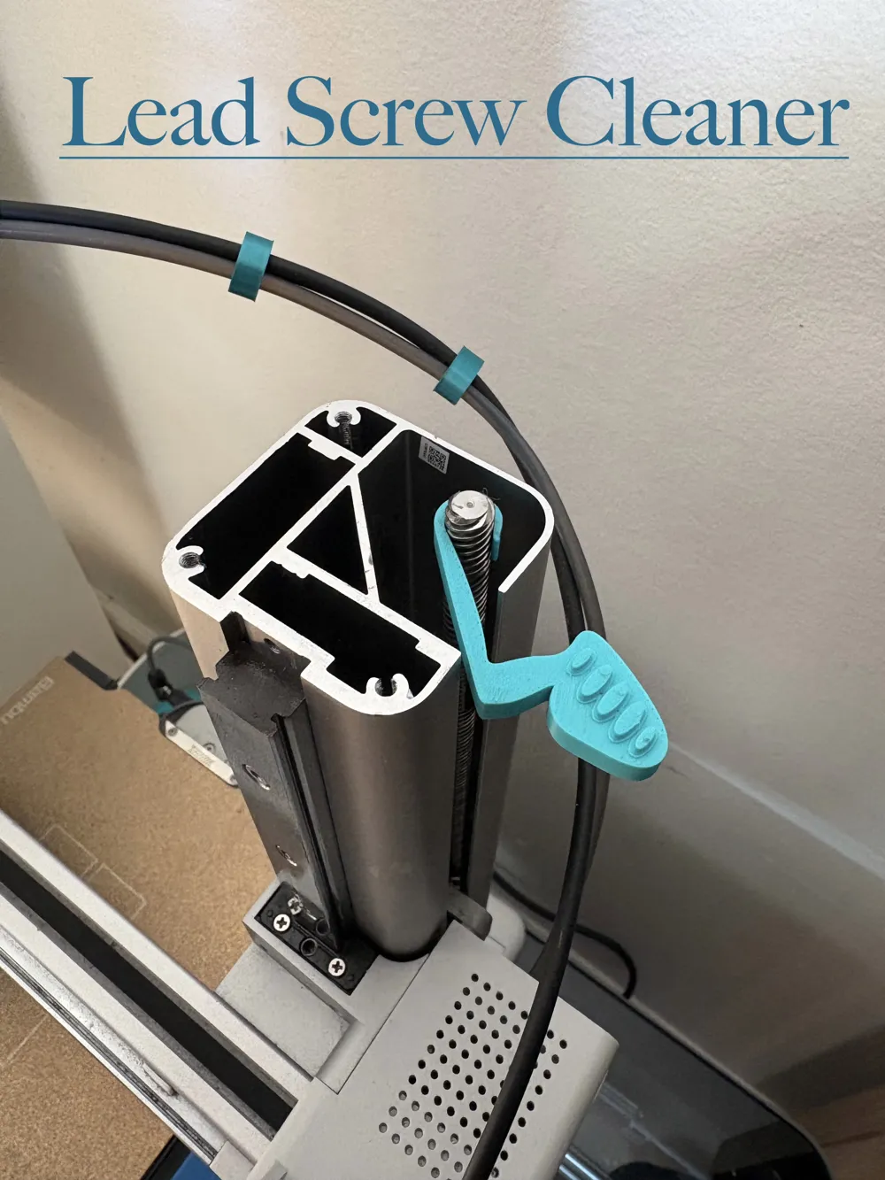 A1 Mini Lead Screw Cleaner - Free 3D Print Model - MakerWorld