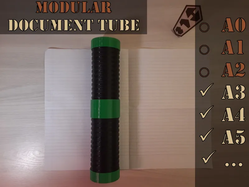 Modular document tube - infinitely extensible
