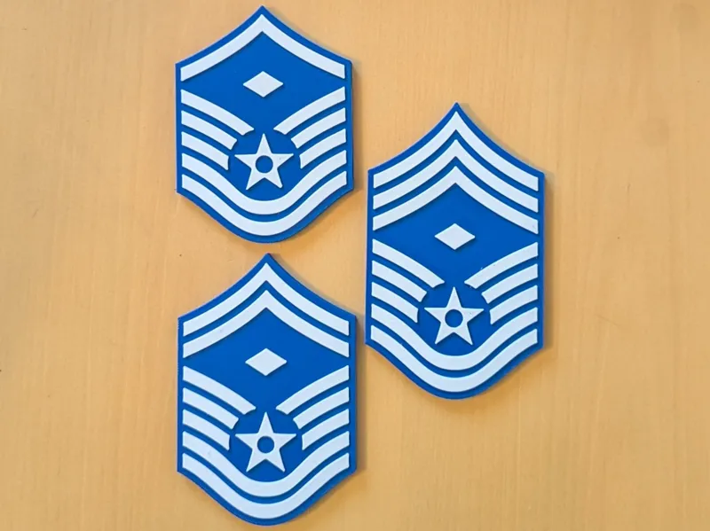 Air Force First Sergeant E7, E8 & E9 Ranks