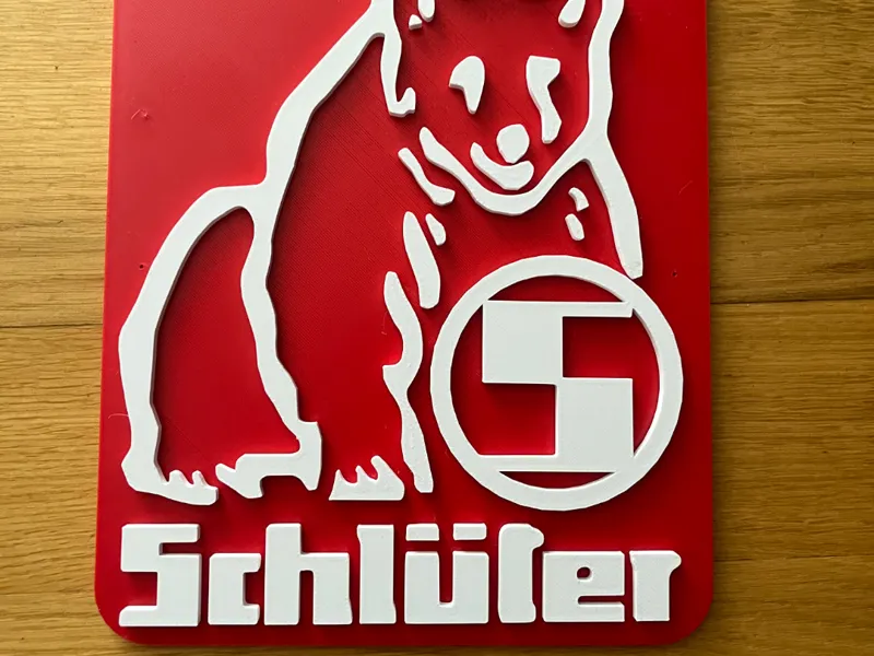 Schlüter Emblem Sign Logo Bärenstark