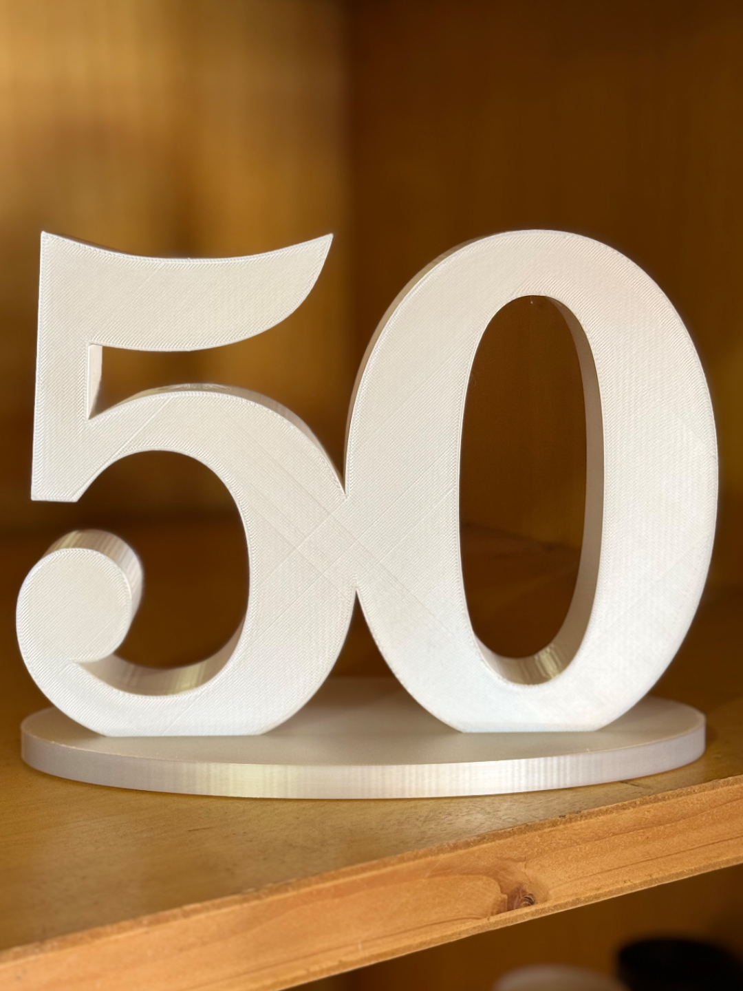 Decoración de 50 aniversario — imagen 4 de impresión 3D
