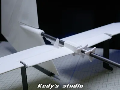 Kite-can-fly 3DPRINT RCmodel on kite