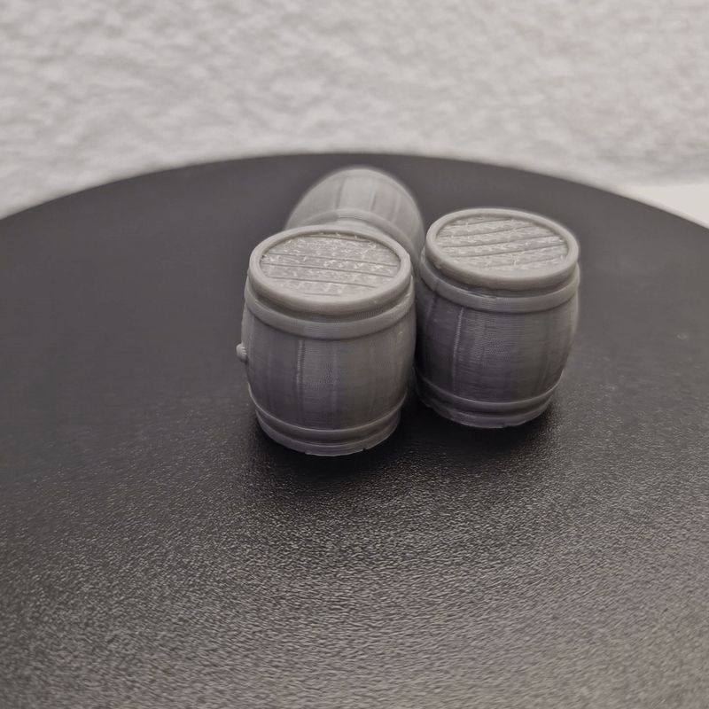 Miniature Barrel for tabletop diorama