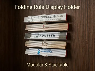 Folding Rule Holder (Modular & Stackable)