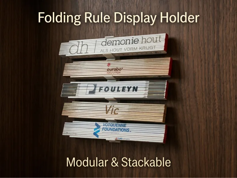 Folding Rule Holder (Modular & Stackable)