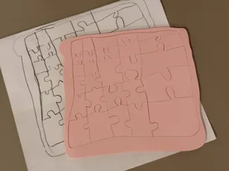 Puzzle from Kids' Drawing