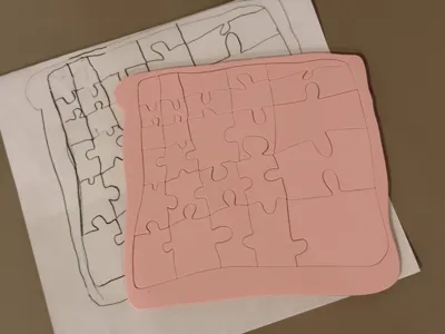 Puzzle from Kids' Drawing