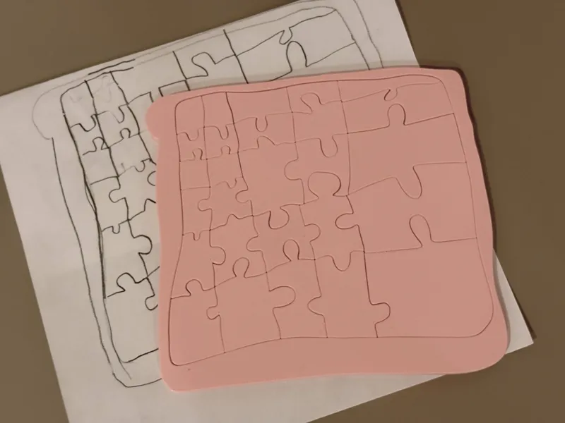 Puzzle from Kids' Drawing