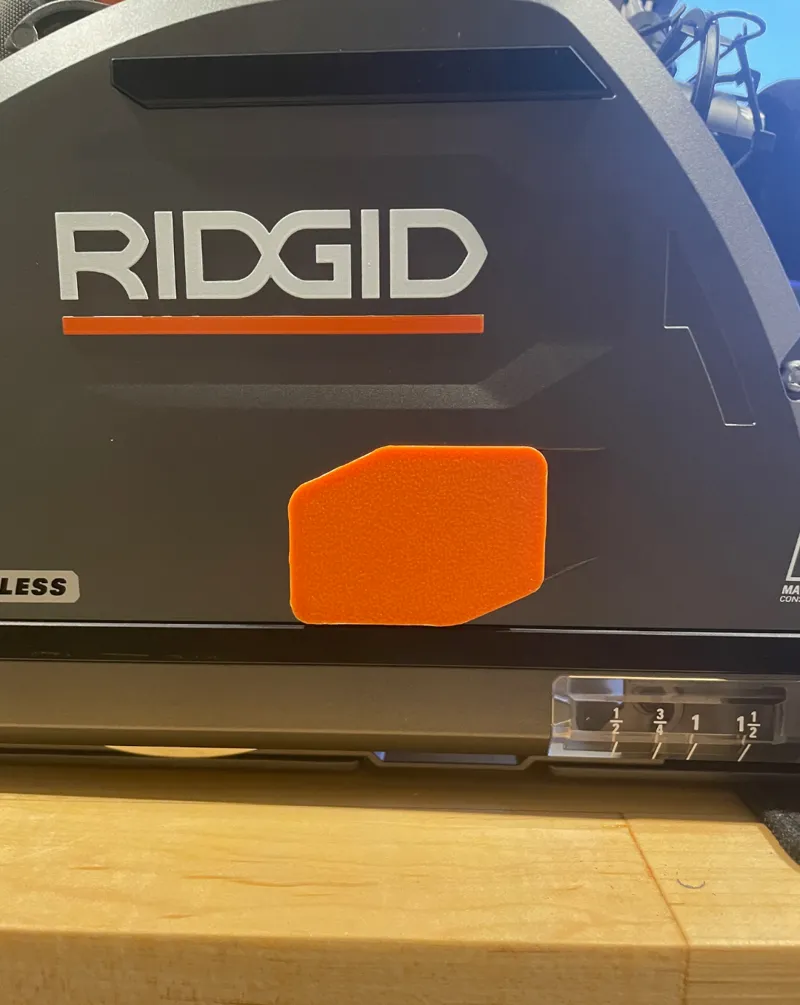 Ridgid Track Saw Arbor Dust Cover