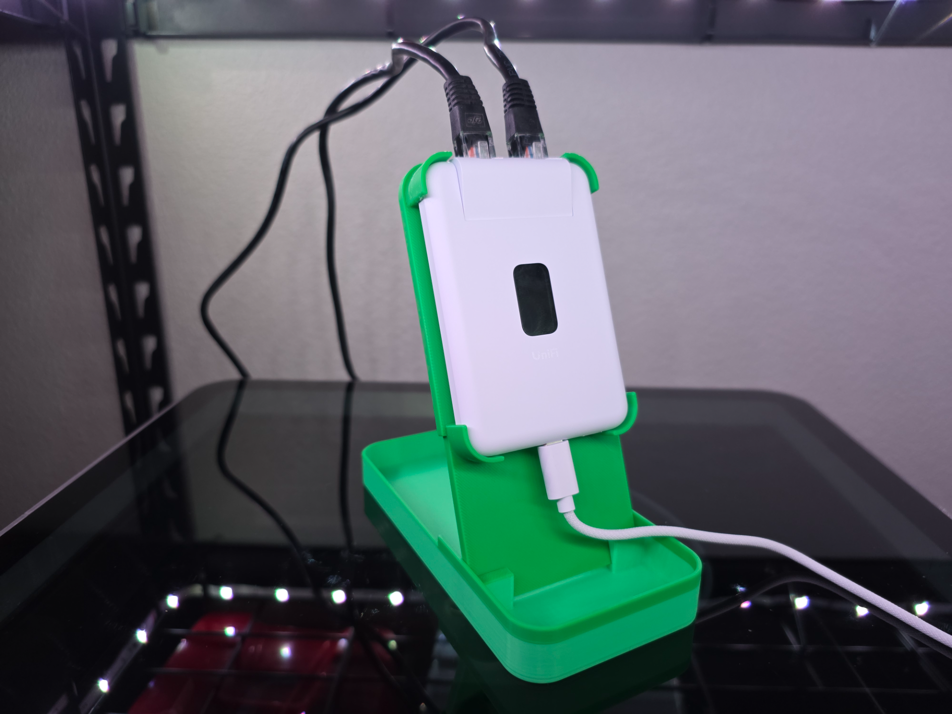 Unifi Travel Router Case with Cover as Stand