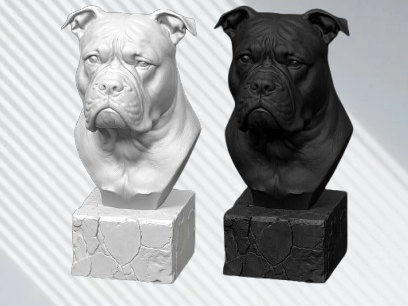 Dog Bust - American Bully